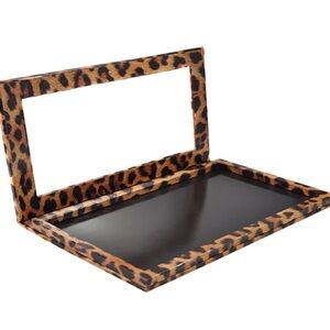 Z • PALETTE Large Leopard Print Customizable Magnetic Makeup Case With Magnets